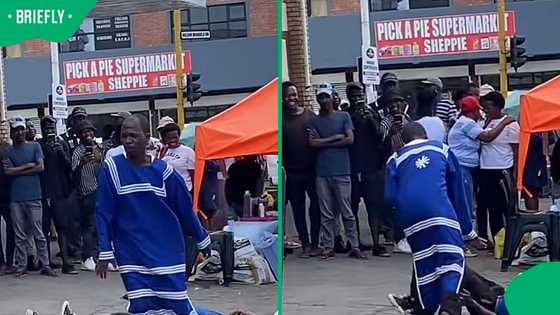 "SA will never be normal": Mzansi in disbelief after “pastor from Wish” performs Public "exorcism"