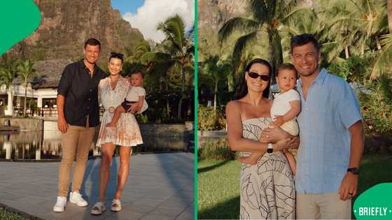 Mauritius moments: Handré Pollard and wife swim up close with big sea creatures