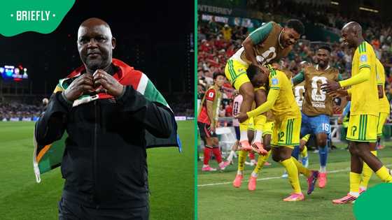 Mosimane celebrates Bafana Bafana's World Cup win with special praise for one star