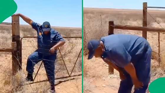 "So unfair to taxpayers": Video of policeman's struggle to climb over a fence sparks concern