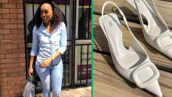 South Africans question quality of affordable Zara-like heels from Legit, woman shares plug on TikTok video