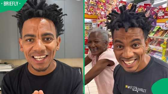 "Had me in tears": Wellington ouma's slow trolley dash makes man emotional