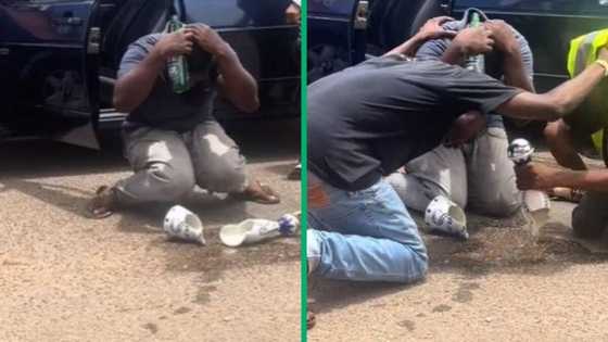 R3k Clase Azul Reposado tequila breaks at Dezemba gathering, TikTok video of man crying over spill amuses SA