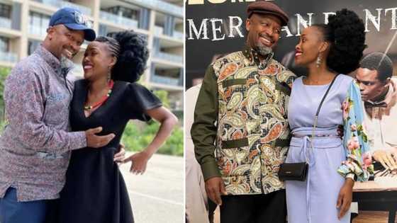 Sello Maake kaNcube politely hits back at trolls targeting him after getting his wife's name Pearl tattooed, Mzansi loves the response