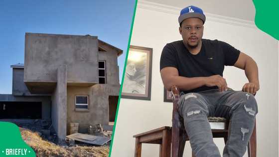 "Faith and hard work": Lesotho gent shows how his friend's dream home is coming to life after COVID