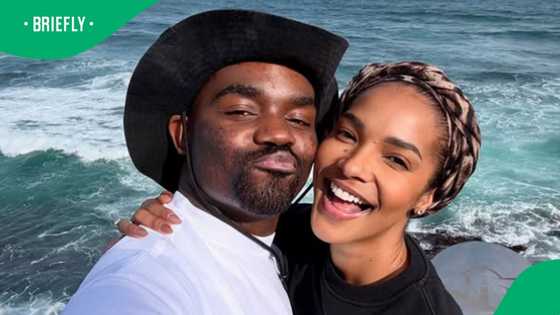 Liesl Laurie and Musa Mthombeni embark on an international trip for their annual anniversary trip