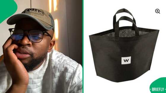 "W aka Money Bag": Man transforms Woolies shopping bag logo into LV monogram, SA amused