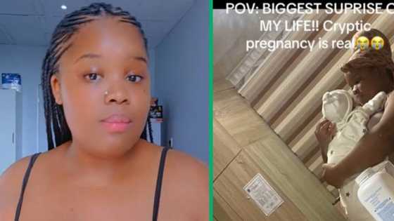 SA woman's cryptic pregnancy in TikTok video goes viral, vlogs leaving hospital with surprise baby