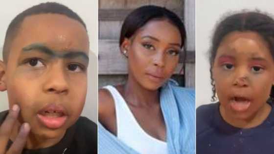 Haibo: Mzansi peeps react to hilarious video of mom finding kids doing makeup