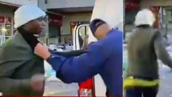 Hee Banna: Mzansi in stitches seeing video of a man running away from the police