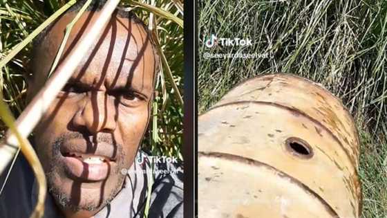 Man's literal drum roll in TikTok has Mzansi laughing, explains his 2 personalities with and without money
