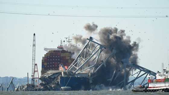 US authorities demolish part of collapsed Baltimore bridge