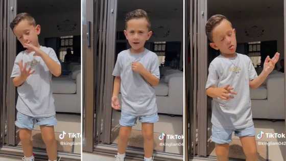 Mzansi howls over video of adorable young man doing TikTok Kilimanjaro dance challenge with fire attitude
