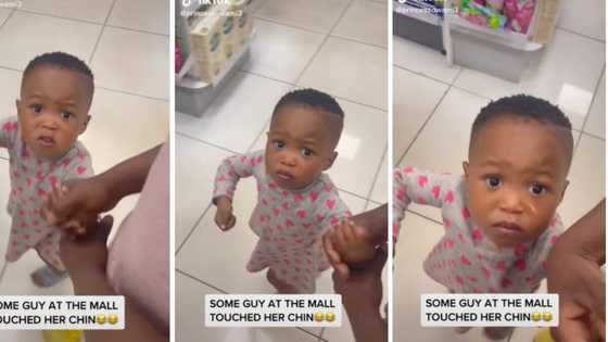 Little girl annoyed with stranger who touched her chin, SA proud of her speaking up: "Yes, boundaries, lil mama"