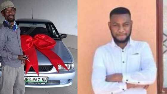 Madala celebrated for purchasing vehicle, Mzansi impressed by his hard work: "I am inspired"