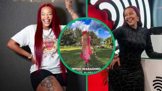 Mpho Wabadimo officially dropped her first banger 'Bonga', Mzansi reacts: "You did an amazing job"