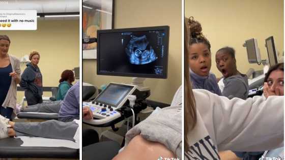 Students conducting ultrasound discover patient is pregnant, peeps in shock: "I need the aftermath reaction"