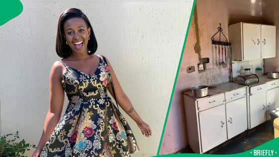 "Suddenly have a headache from spinning": Woman's home renovations leave Mzansi feeling dizzy
