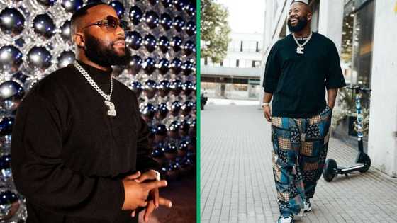 Millionaire music mogul Cassper Nyovest declares that money is nothing, Fans praise: "God is good"