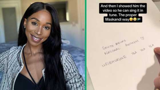Zulu lady tries teaching Italian-American husband hilarious maskandi SA anthem in TikTok video