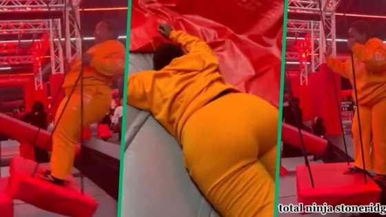 Johannesburg woman shares funny TikTok video of her disastrous first Total ninja experience, SA left entertained