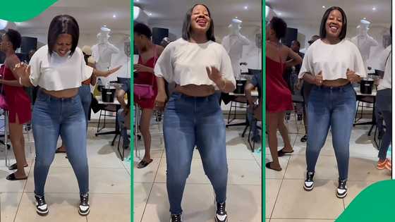 “Someone’s dad”: Lady’s dance video interrupted by funny photobomb, SA cracks jokes