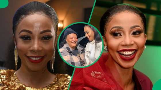 Kelly Khumalo fan cries hysterically upon meeting her, Mzansi is unconvinced: "She is a paid actress"