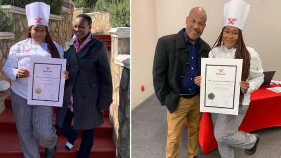 Mzansi babe overcomes long journey to become qualified chef, proudly shares news