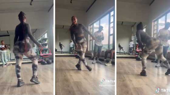 Mzansi screams over TikTok dance video of stunner doing Bhebha challenge, clip gets 1.9 million views