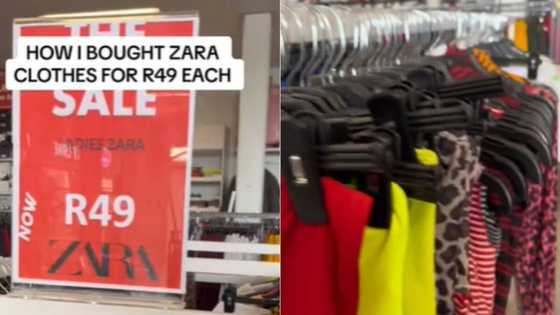 TikTok video of SA woman buying Zara items for R49 has Mzansi questioning if clothes are the real deal