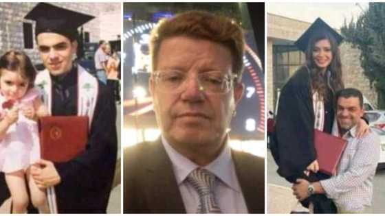 Dad celebrates daughter's graduation, carries her to recreate his own grad photo