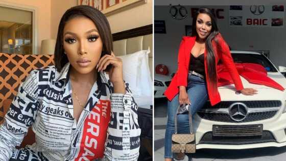Halala: Stunner shows off her impressive Mercedes Benz whip, Mzansi peeps pour in congratulations