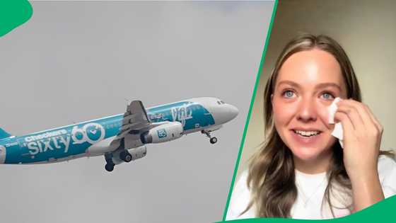 "Checkers made me cry": Woman tears up after seeing reason behind Sixty60-branded aeroplanes