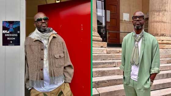 SONA 2024: Black Coffee attends address still injured, Mzansi shows love: "Good to see him"