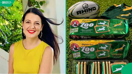 "You’re so clever": SA reacts to Mzansi woman's post turning into real Bakers Springbok biscuit pack
