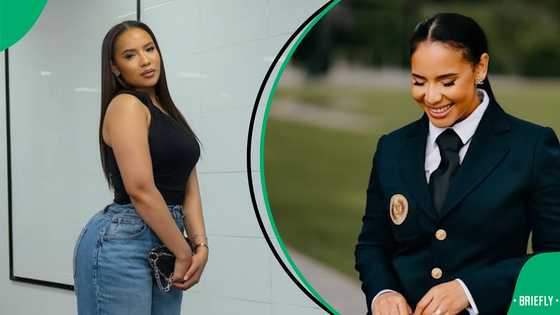Thuli Phongolo shows off Versace jacket worth R40K, SA rips into her: "Hope she is investing her money"