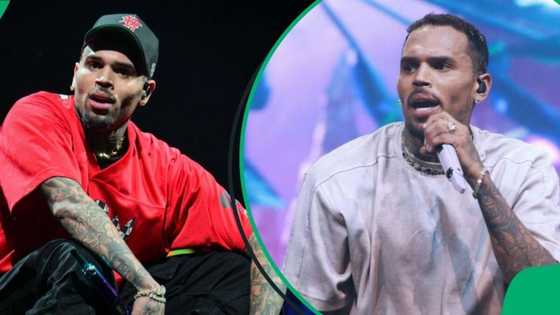 Heartbroken man dumps fiancée after posing with Chris Brown in a saucy viral photo