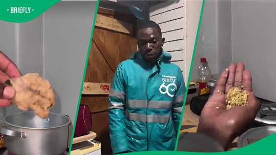 "Let’s revisit what you put in the pot": Sixty60 driver’s flu remedy after a rain run grabs Mzansi's attention