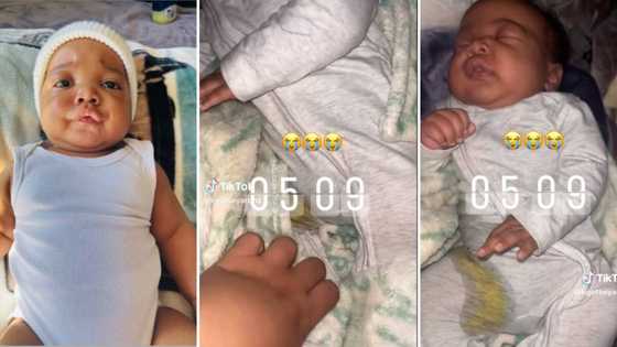 Mom shares video of baby pooping himself 5am, stinky mess has Mzansi amused as they share parenting advice