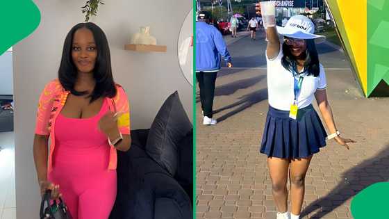 "Enjoy being young, guys": Joburg Woman flirts with American at LIV Golf, SA entertained