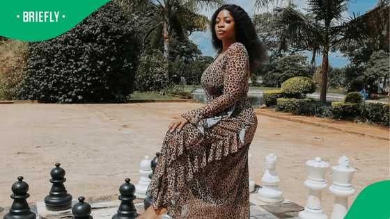 Woman tries on The Fix's boot-sandals in TikTok video