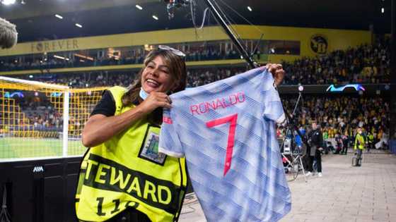 Steward knocked down by Cristiano Ronaldo's shot speaks