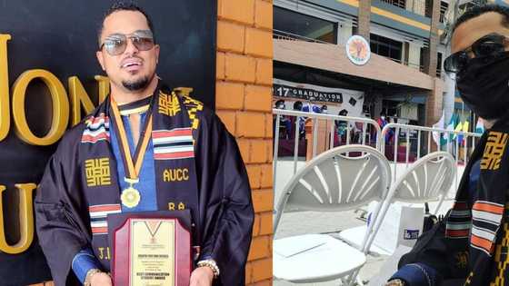 Van Vicker: Actor completes university as best student 26 years after completing school, photos drop