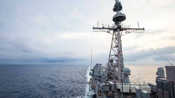 Two US Navy warships transit through Taiwan Strait