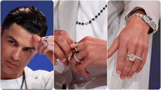 Ronaldo spotted wearing engagement ring alongside Rolex worth R12m