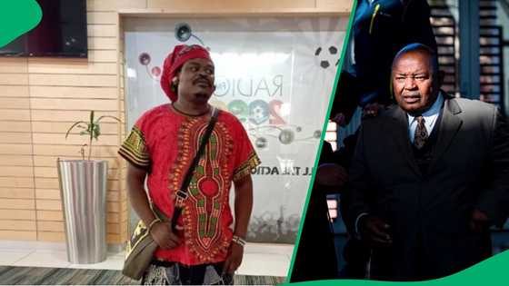 Rasta the Artist Pays Tribute to Mosiuoa Lekota with Tribute Painting at His Funeral in Video