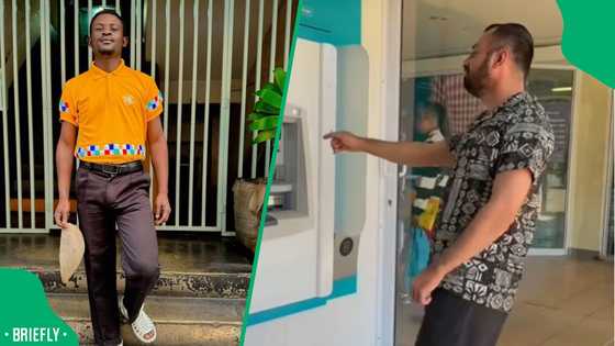 "Give this guy a Bells": Asian gent vibing in front of an ATM goes viral and has Mzansi dancing