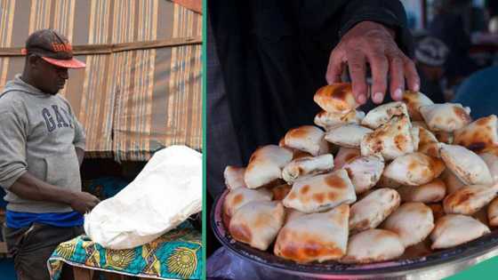 Man in tears after spotting 'most brilliant student' who finished university selling buns in market