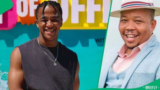 Video: Actor Thabiso Ramotshela tears up at Presley Chweneyagae's memorial service: "It hurts"