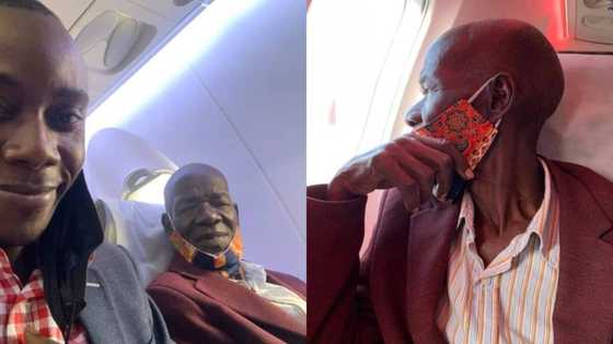 Man leaves guardian, 74, in tears after surprising him with 1st ever flight